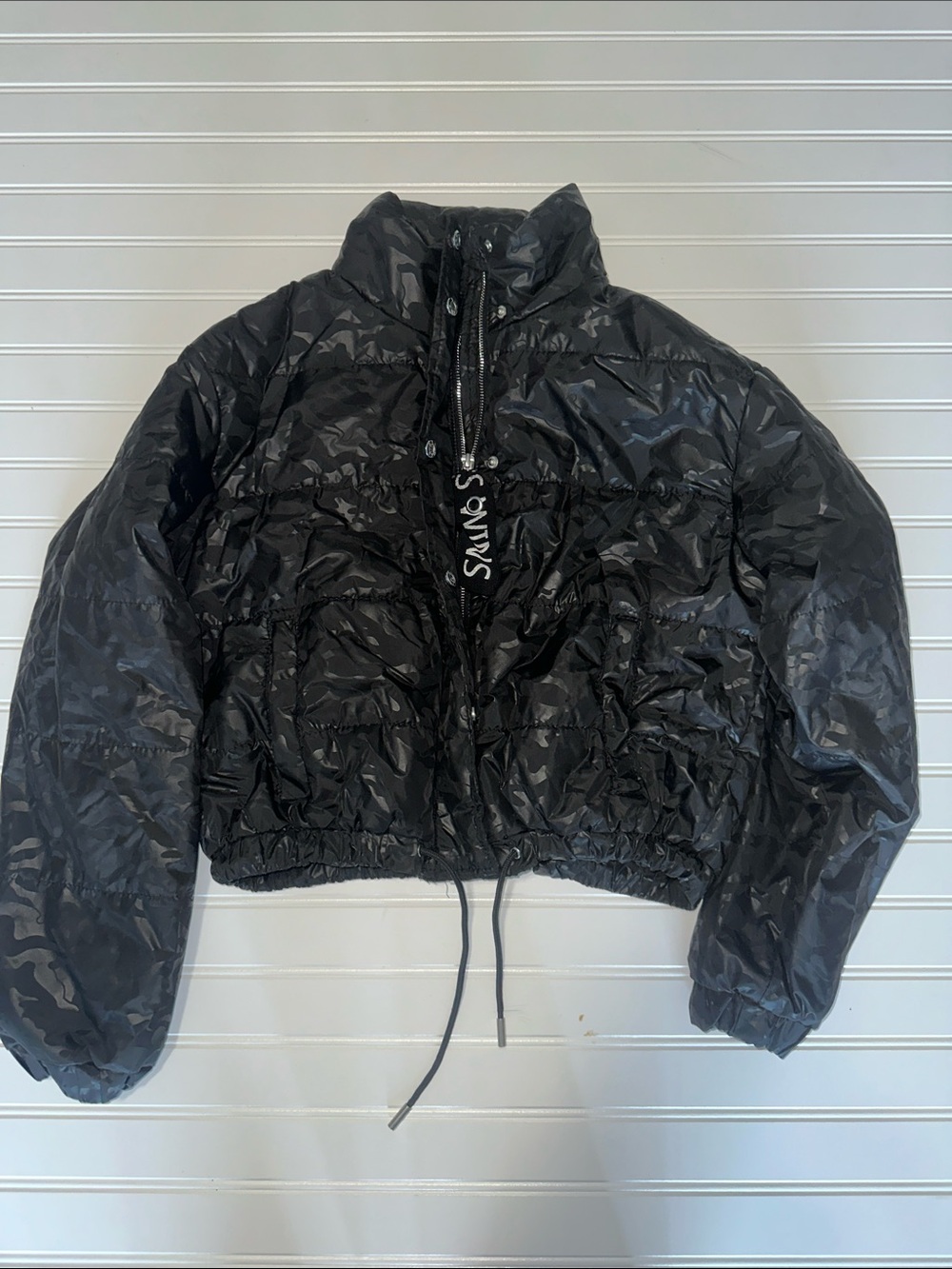 Ashley by 26 International Black Puffer Jacket Size Large